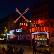 Moulin-Rouge-facade-of-cabaret-at-night-France-paris